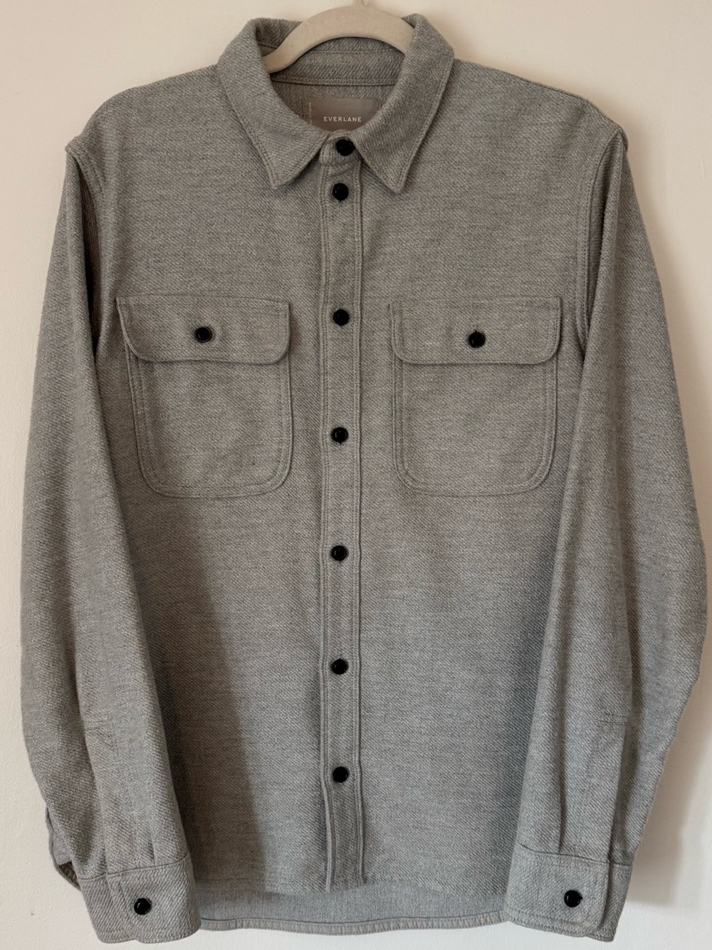 Everlane Heavyweight Overshirt Heather Gray Men’s Medium